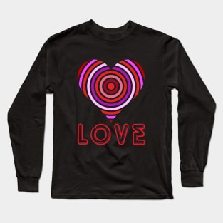 Love Heart,  Beautiful Heart Design That Really Looks Great Long Sleeve T-Shirt